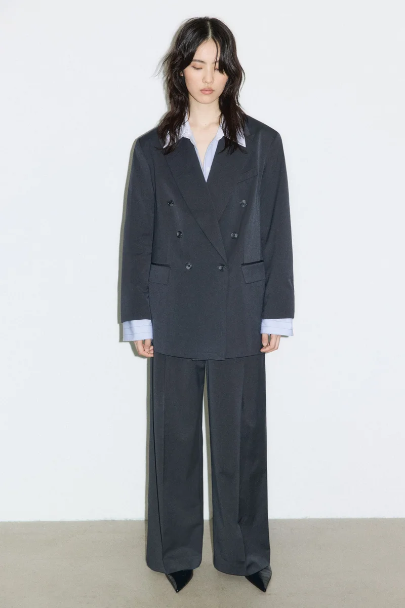H&M Oversized twill blazer
